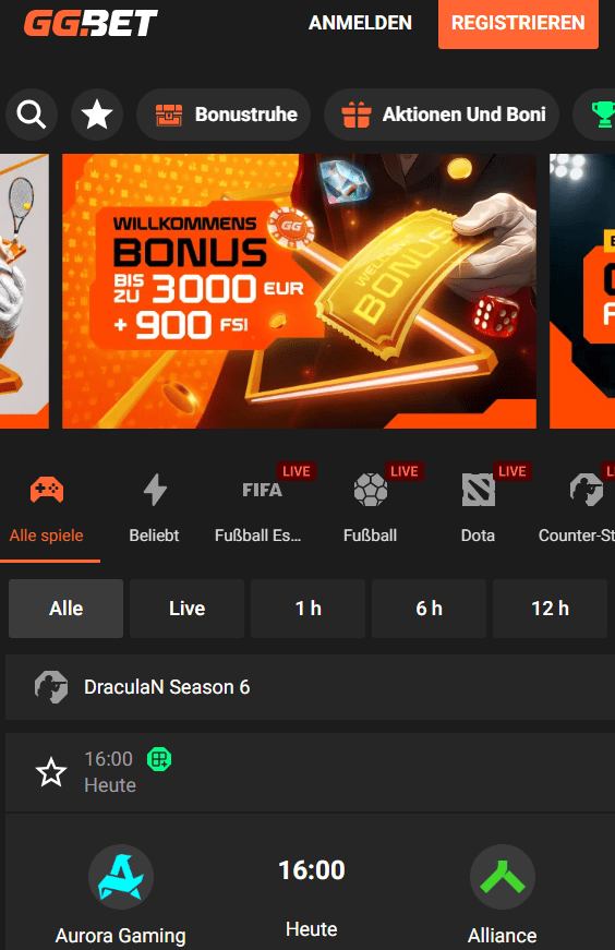 Bonusangebote GGBet Doppelte Vorteile für Spieler